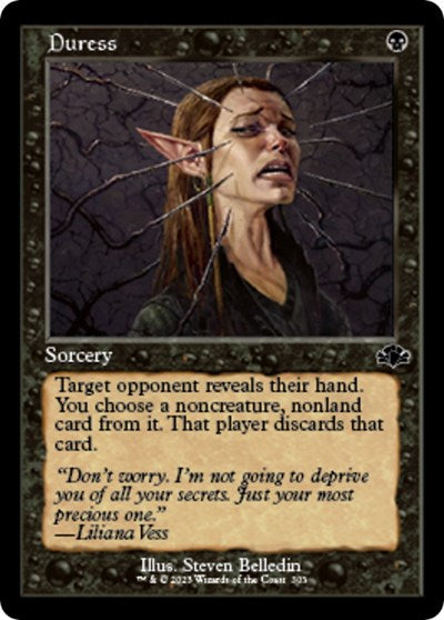 Duress (Retro Frame) (Dominaria Remastered) Light Play
