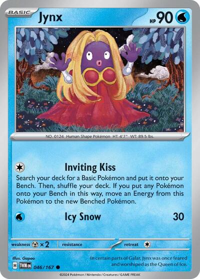 Jynx (SV06: Twilight Masquerade) Near Mint Reverse Holofoil