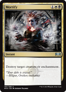 Mortify (Ravnica Allegiance) Light Play