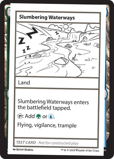 Slumbering Waterways (Mystery Booster 2 Playtest Cards) Near Mint