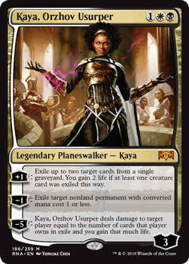Kaya, Orzhov Usurper (Ravnica Allegiance) Light Play
