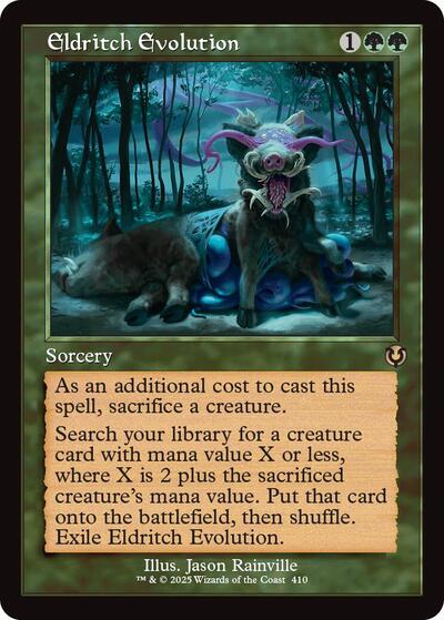 Eldritch Evolution (Retro Frame) (Innistrad Remastered) Light Play