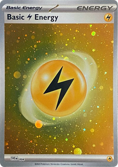 Basic Lightning Energy (Cosmos Holo) (Scarlet and Violet: Base Set) Near Mint Holofoil