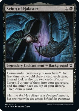Scion of Halaster (Commander Legends: Battle for Baldur's Gate) Light Play Foil