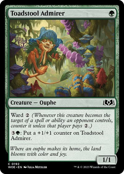 Toadstool Admirer (Wilds of Eldraine) Near Mint Foil