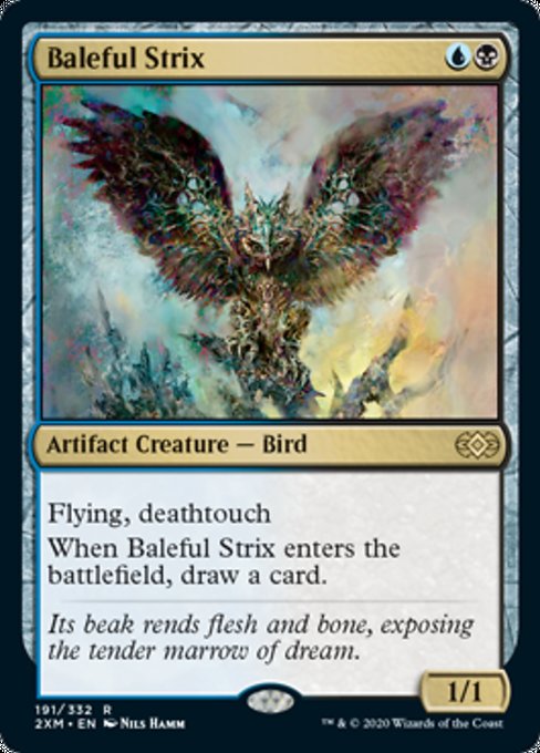 Baleful Strix (Double Masters) Light Play