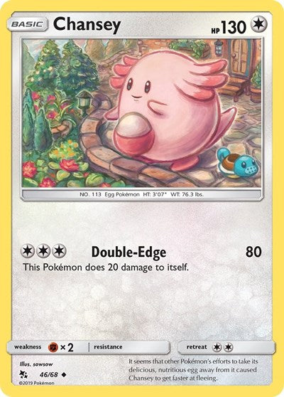 Chansey (Hidden Fates) Near Mint Reverse Holofoil