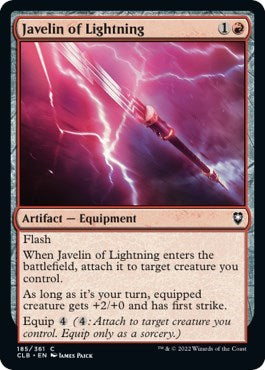 Javelin of Lightning (Commander Legends: Battle for Baldur's Gate) Light Play Foil