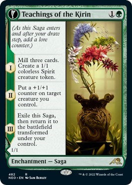 Teachings of the Kirin (Extended Art) (Kamigawa: Neon Dynasty) Near Mint