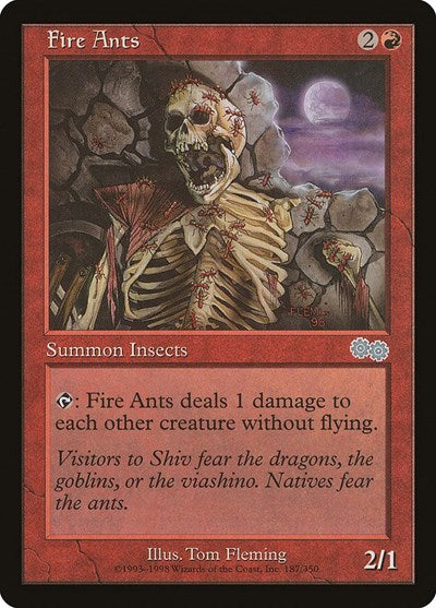 Fire Ants (Urza's Saga) Light Play
