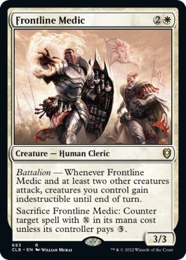Frontline Medic (Commander Legends: Battle for Baldur's Gate) Light Play