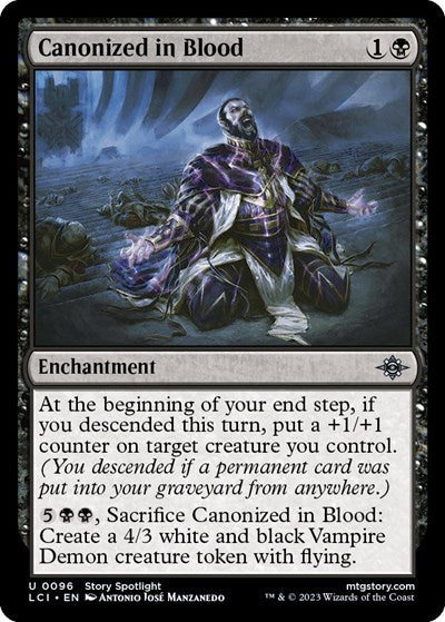 Canonized in Blood (The Lost Caverns of Ixalan) Light Play Foil