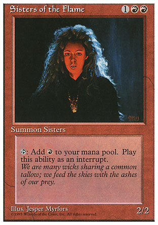 Sisters of the Flame (4th Edition) Light Play