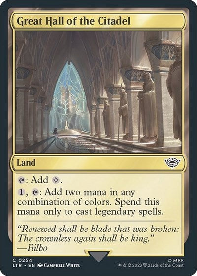 Great Hall of the Citadel (Universes Beyond: The Lord of the Rings: Tales of Middle-earth) Near Mint Foil