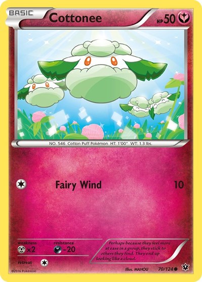 Cottonee (XY - Fates Collide) Near Mint