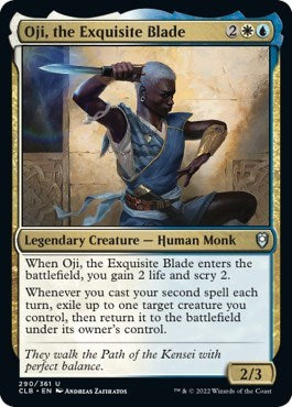 Oji, the Exquisite Blade (Commander Legends: Battle for Baldur's Gate) Light Play Foil