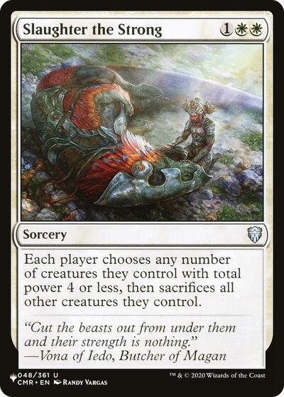 Slaughter the Strong (The List) Near Mint