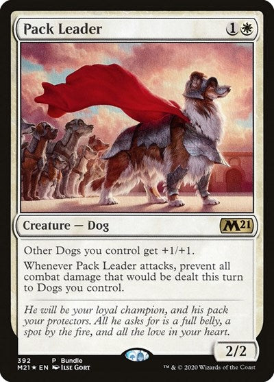 Pack Leader (M21 Bundle) (Promos: Unique and Miscellaneous) Light Play Foil