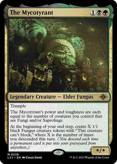The Mycotyrant (The Lost Caverns of Ixalan) Light Play Foil