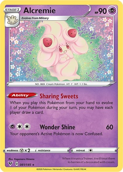 Alcremie (SWSH04: Vivid Voltage) Near Mint Reverse Holofoil