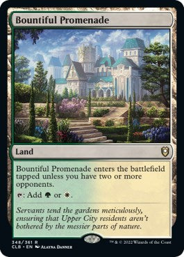 Bountiful Promenade (Commander Legends: Battle for Baldur's Gate) Near Mint Foil