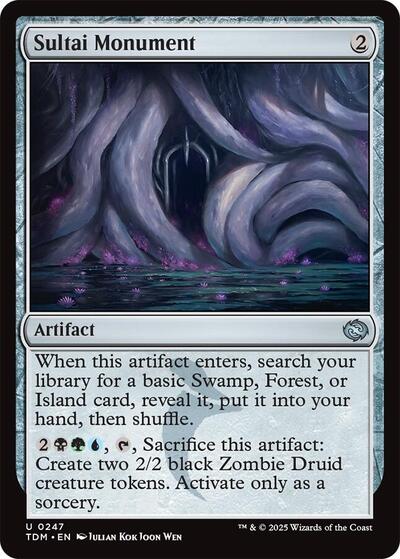 Sultai Monument (Tarkir: Dragonstorm) Near Mint Foil