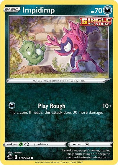 Impidimp (SWSH08: Fusion Strike) Near Mint