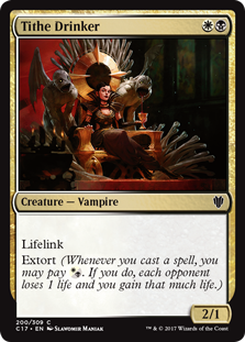 Tithe Drinker (Commander 2017) Light Play