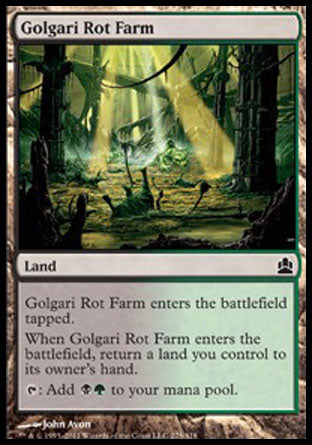 Golgari Rot Farm (Commander) Light Play