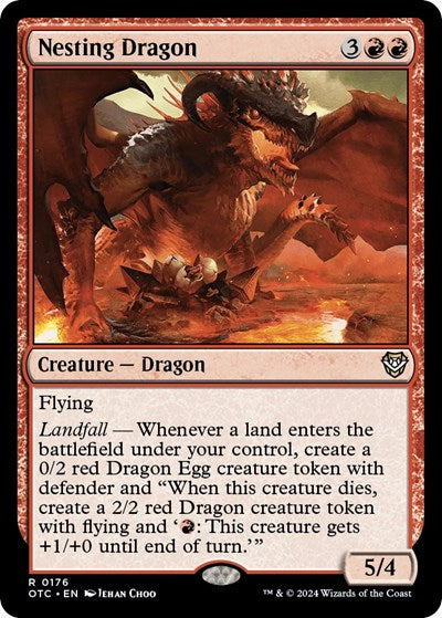 Nesting Dragon (Commander: Outlaws of Thunder Junction) Near Mint