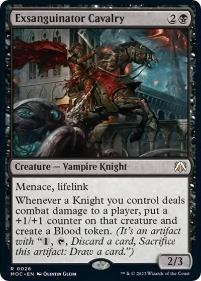 Exsanguinator Cavalry (Commander: March of the Machine) Near Mint