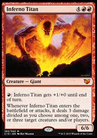 Inferno Titan (Commander 2015) Light Play