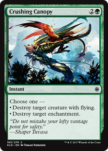 Crushing Canopy (Ixalan) Light Play Foil