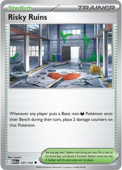 Risky Ruins (ME01: Mega Evolution) Near Mint Reverse Holofoil