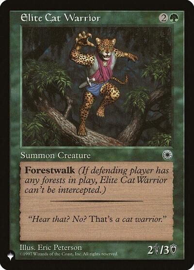 Elite Cat Warrior (Flavor Text) (The List) Near Mint