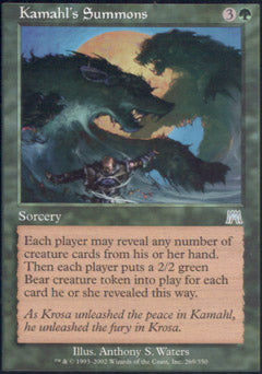 Kamahl's Summons (Onslaught) Light Play