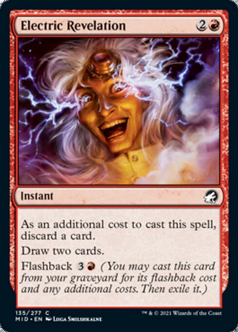Electric Revelation (Innistrad: Midnight Hunt) Light Play Foil