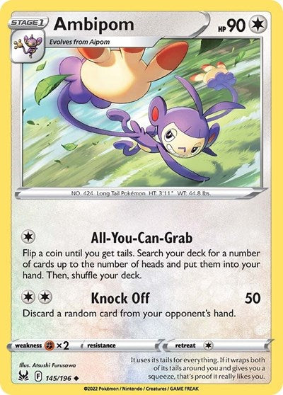 Ambipom (SWSH11: Lost Origin) Near Mint