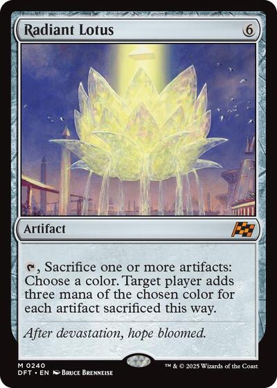 Radiant Lotus (Aetherdrift) Near Mint Foil