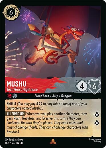 Mushu - Your Worst Nightmare (Reign of Jafar) Near Mint