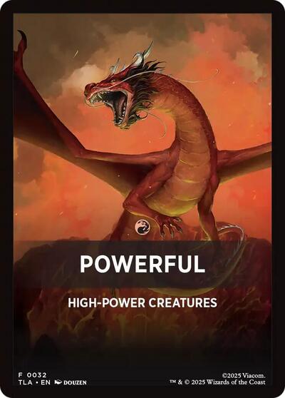 Powerful Theme Card (Avatar: The Last Airbender) Near Mint