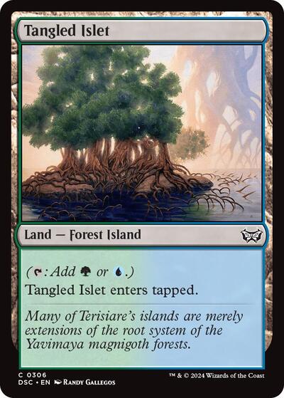 Tangled Islet (Commander: Duskmourn: House of Horror) Light Play
