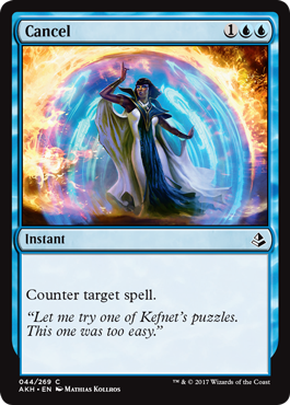 Cancel (Amonkhet) Light Play Foil