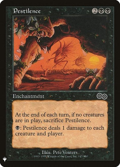 Pestilence (Mystery Booster) Light Play
