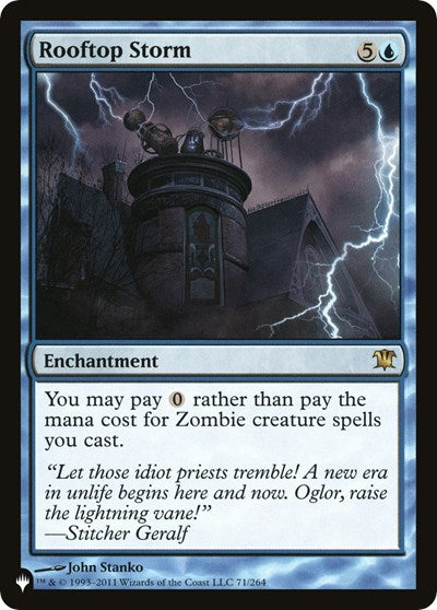 Rooftop Storm (The List) Near Mint