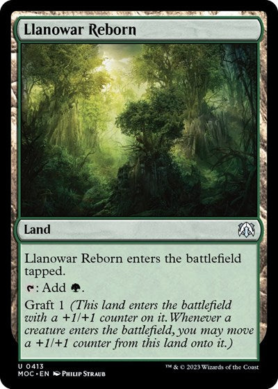 Llanowar Reborn (Commander: March of the Machine) Near Mint