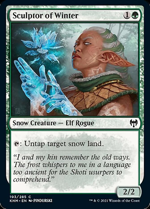Sculptor of Winter (Kaldheim) Light Play Foil