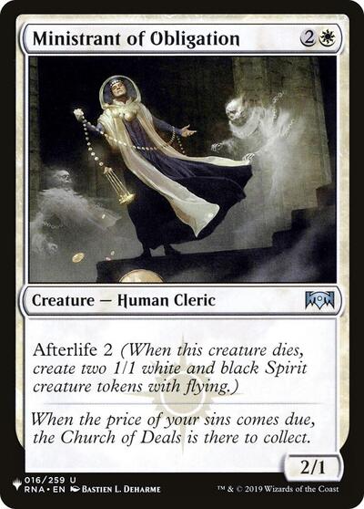 Ministrant of Obligation (The List) Near Mint