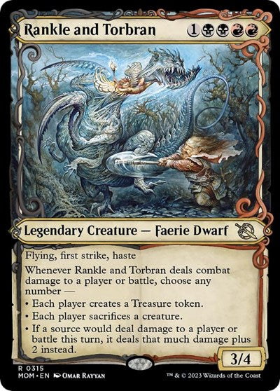 Rankle and Torbran (Showcase) (March of the Machine) Near Mint