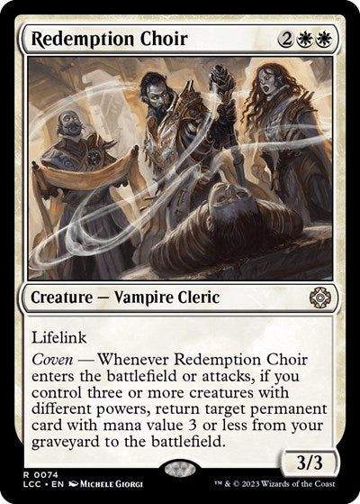 Redemption Choir (Commander: The Lost Caverns of Ixalan) Light Play